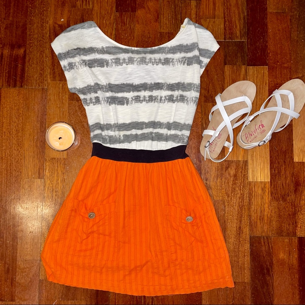 Multicolored sundress/bathing suit cover